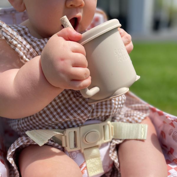 Silicone 2-in-1 Snack and Straw Cup