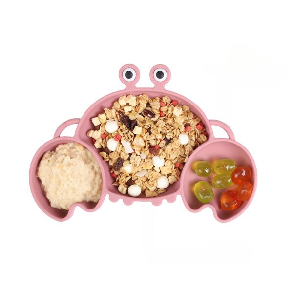 Silicone Suction Crab Plate